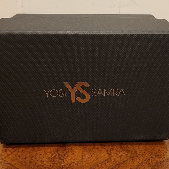YOSI SAMRA Camellia Foldable Flat Sport Knit Navy / Black sz 7M - Picture 3 of 7